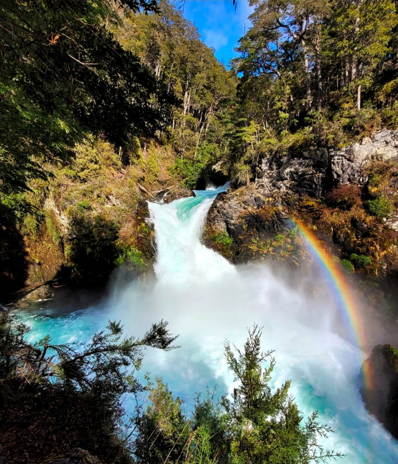 Cascada de los Alerces — excursión en Bariloche, Patagonia